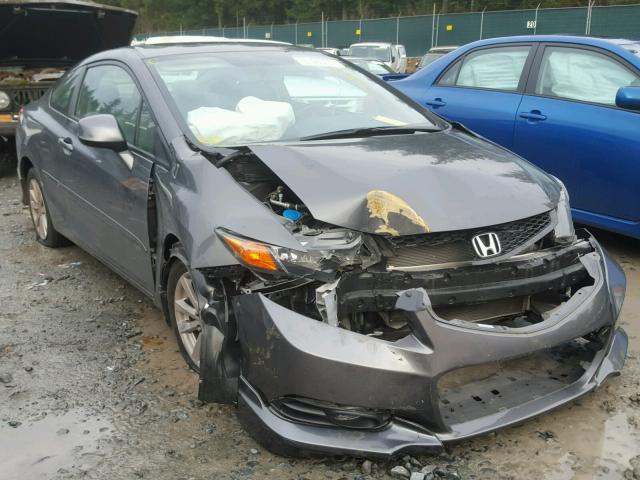 2HGFG3B02CH503843 - 2012 HONDA CIVIC EXL GRAY photo 1