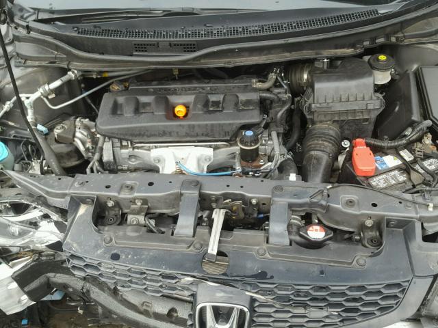 2HGFG3B02CH503843 - 2012 HONDA CIVIC EXL GRAY photo 7