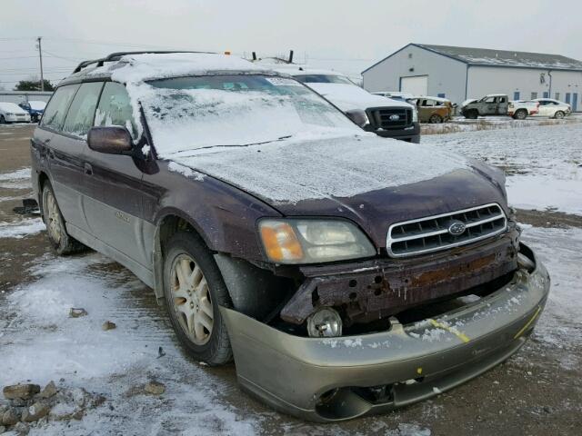 4S3BH6860Y7620914 - 2000 SUBARU LEGACY OUT MAROON photo 1