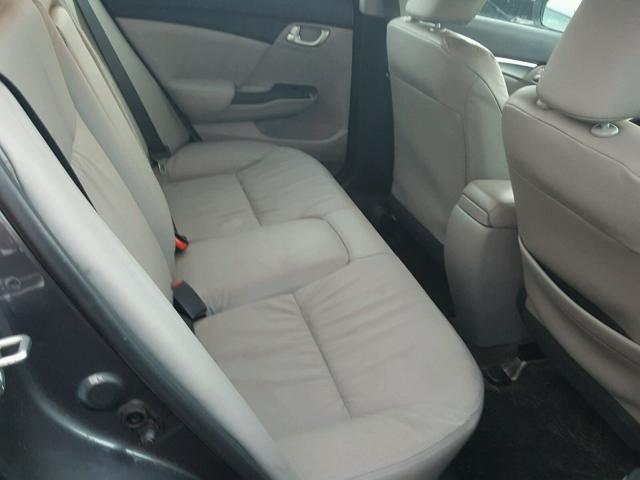 19XFB2F95FE205576 - 2015 HONDA CIVIC EXL GRAY photo 6
