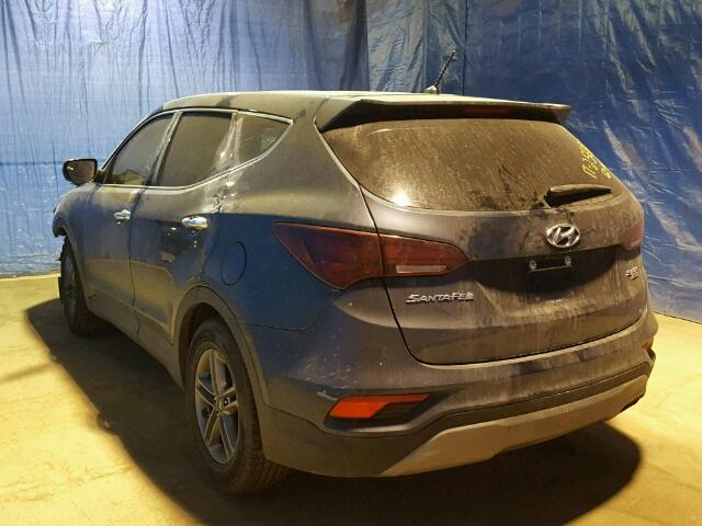 5NMZTDLB7JH071670 - 2018 HYUNDAI SANTA FE S GRAY photo 3