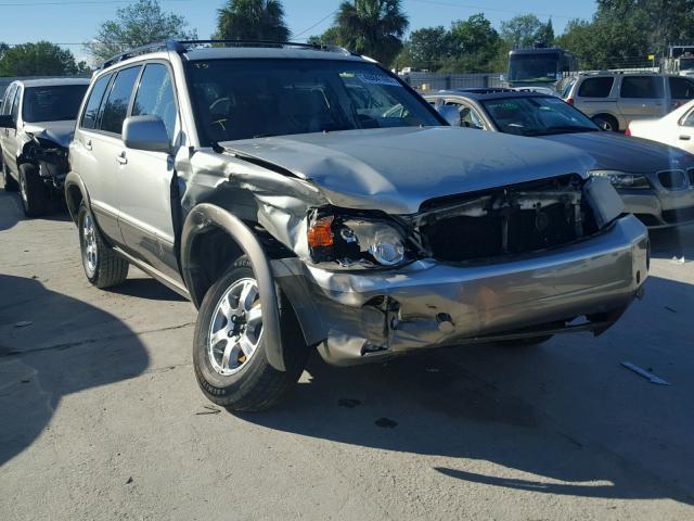 JTEDP21A740007108 - 2004 TOYOTA HIGHLANDER SILVER photo 1