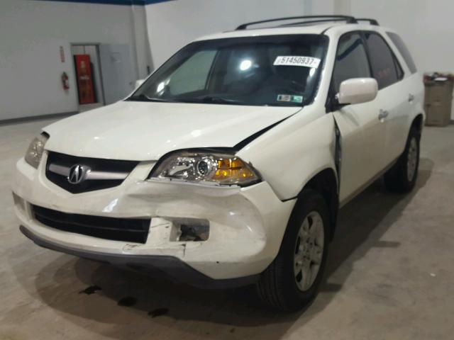 2HNYD18966H538863 - 2006 ACURA MDX TOURIN WHITE photo 2