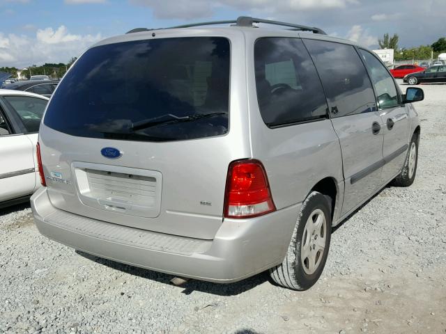 2FMZA51696BA48474 - 2006 FORD FREESTAR S SILVER photo 4