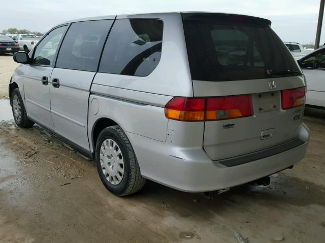 5FNRL18583B027585 - 2003 HONDA ODYSSEY LX SILVER photo 3