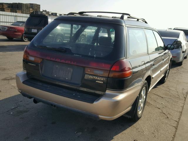 4S3BG685XX7607628 - 1999 SUBARU LEGACY OUT TWO TONE photo 4