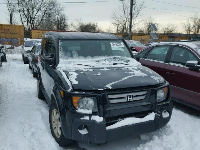 5J6YH28707L011866 - 2007 HONDA ELEMENT EX შავი ფოტო 1