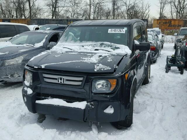 5J6YH28707L011866 - 2007 HONDA ELEMENT EX BLACK photo 2