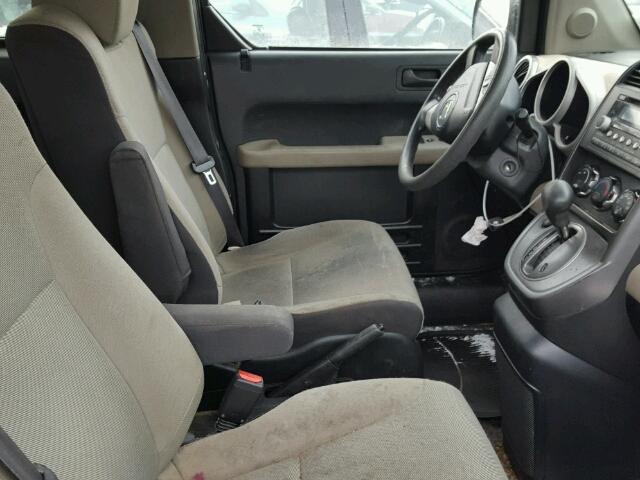 5J6YH28707L011866 - 2007 HONDA ELEMENT EX შავი ფოტო 5
