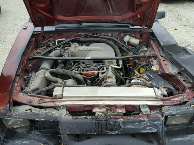 1FABP27M8GF314758 - 1986 FORD MUSTANG LX TWO TONE photo 7
