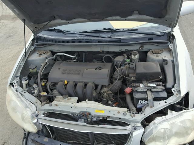 1NXBR32E23Z146000 - 2003 TOYOTA COROLLA CE SILVER photo 7