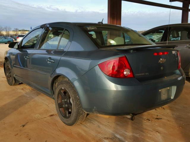 1G1AS58H097139404 - 2009 CHEVROLET COBALT LS BLUE photo 3