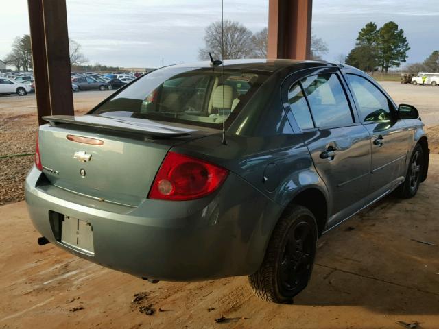 1G1AS58H097139404 - 2009 CHEVROLET COBALT LS BLUE photo 4