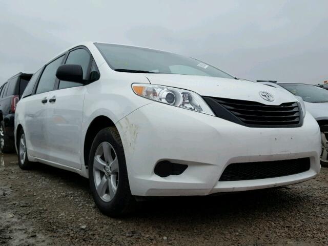 5TDZK3DC7GS705876 - 2016 TOYOTA SIENNA BAS WHITE photo 1