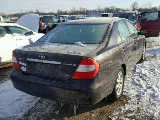 4T1BF32K13U563770 - 2003 TOYOTA CAMRY LE BLACK photo 4