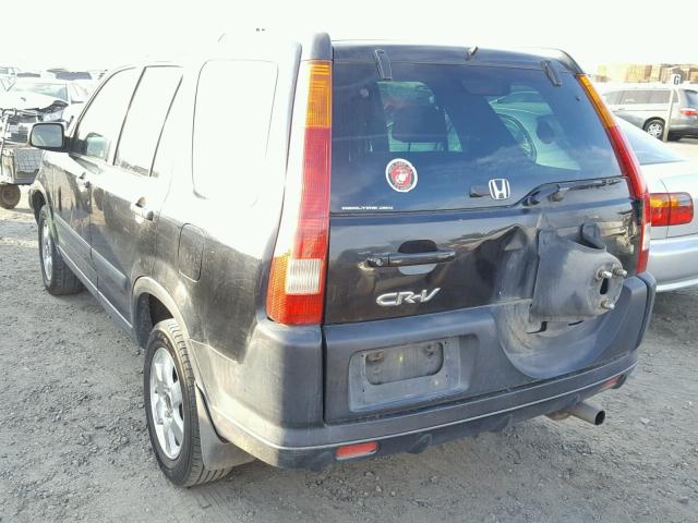 SHSRD78844U214200 - 2004 HONDA CR-V EX BLACK photo 3