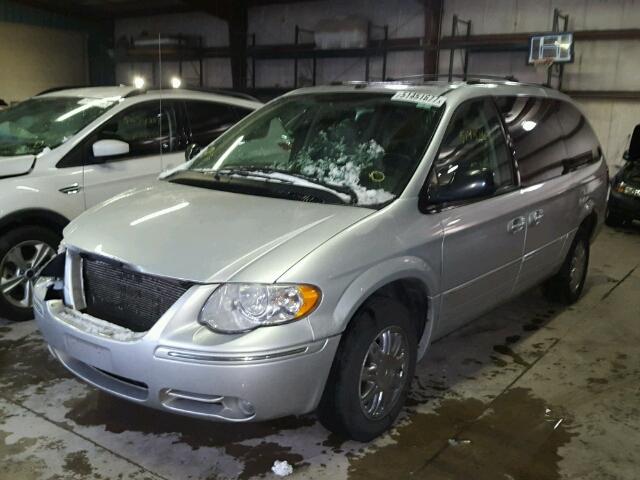 2A4GP64L27R160909 - 2007 CHRYSLER TOWN & COU BLUE photo 2