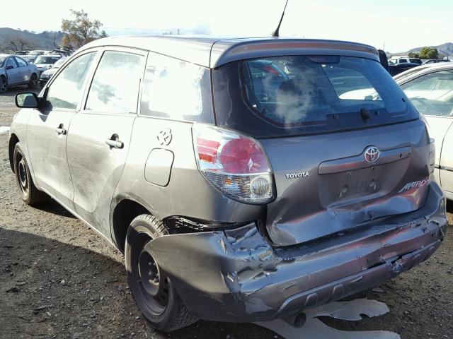 2T1KR32E98C720407 - 2008 TOYOTA COROLLA MA GRAY photo 3