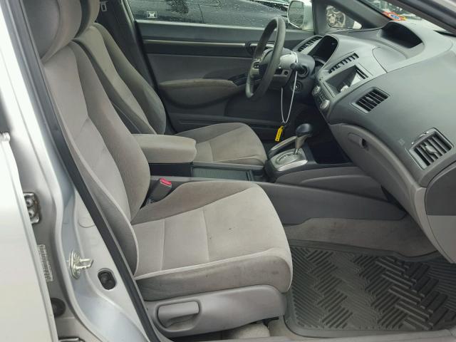 1HGFA16896L072074 - 2006 HONDA CIVIC EX SILVER photo 5