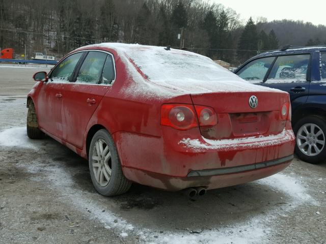 3VWRF81K47M149293 - 2007 VOLKSWAGEN JETTA 2.5 RED photo 3