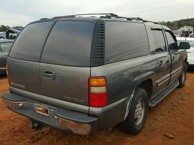 3GNFK16T2YG155269 - 2000 CHEVROLET SUBURBAN K GRAY photo 4