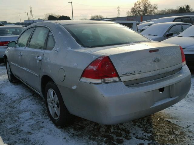 2G1WB55K769112426 - 2006 CHEVROLET IMPALA LS SILVER photo 3