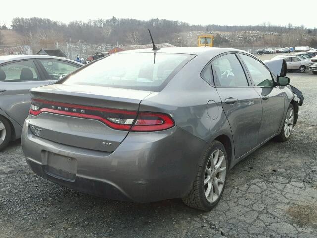 1C3CDFBA9DD707952 - 2013 DODGE DART SXT GRAY photo 4