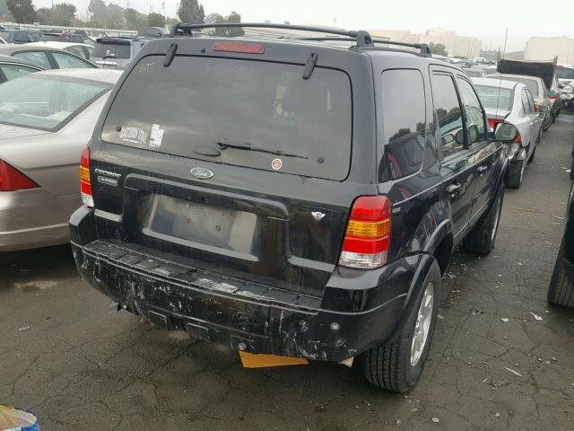 1FMCU94136KA77706 - 2006 FORD ESCAPE LIM BLACK photo 4