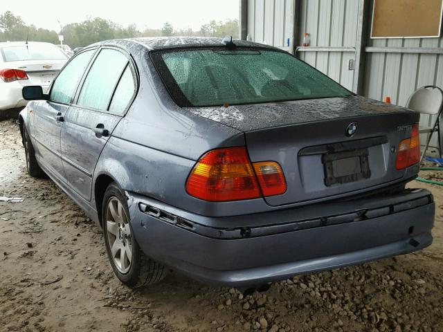 WBAEV33474KR28239 - 2004 BMW 325 I BLUE photo 3