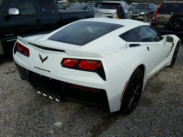 1G1YD2D79F5121298 - 2015 CHEVROLET CORVETTE S WHITE photo 4