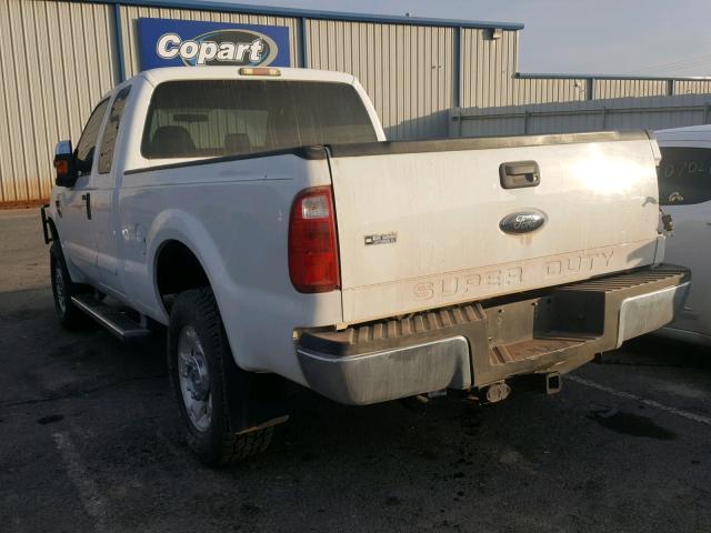 1FTSX2BR5AEA79228 - 2010 FORD F250 SUPER WHITE photo 3