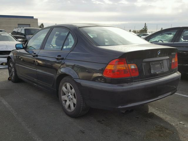 WBAET37432NG70459 - 2002 BMW 325 I BLACK photo 3