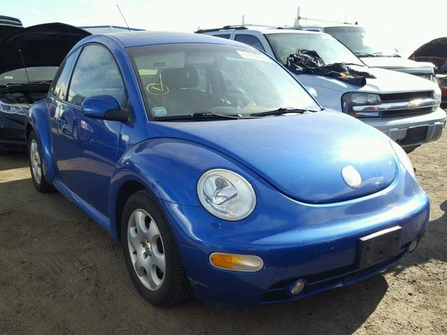 3VWCP21C52M424090 - 2002 VOLKSWAGEN NEW BEETLE 蓝色 照片 1