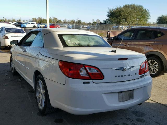 1C3LC55R68N291843 - 2008 CHRYSLER SEBRING TO WHITE photo 3