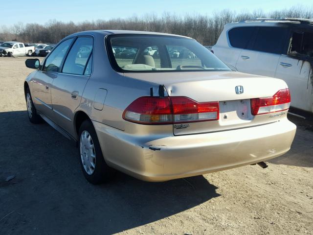 3HGCG56422G709111 - 2002 HONDA ACCORD LX TAN photo 3