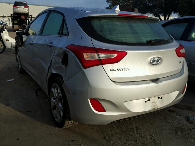 KMHD35LH7FU241445 - 2015 HYUNDAI ELANTRA GT SILVER photo 3