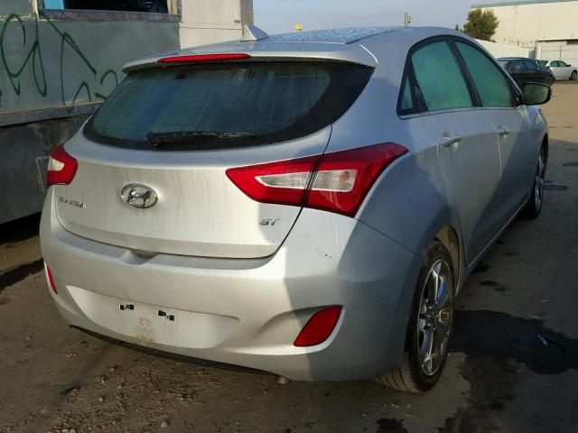 KMHD35LH7FU241445 - 2015 HYUNDAI ELANTRA GT SILVER photo 4