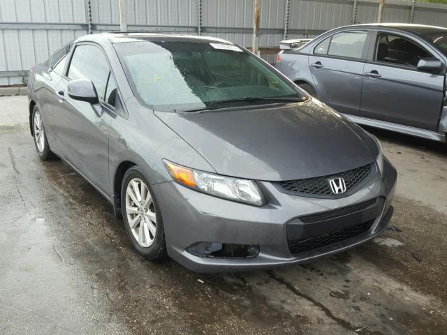 2HGFG3B85CH544859 - 2012 HONDA CIVIC EX GRAY photo 1