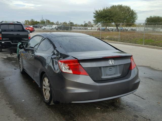 2HGFG3B85CH544859 - 2012 HONDA CIVIC EX GRAY photo 3