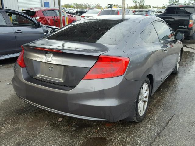 2HGFG3B85CH544859 - 2012 HONDA CIVIC EX GRAY photo 4