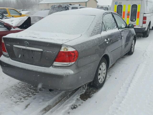 4T1BE32KX6U729694 - 2006 TOYOTA CAMRY LE GRAY photo 4