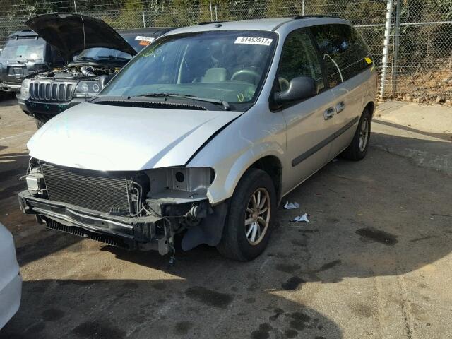 1A4GP45R46B620799 - 2006 CHRYSLER TOWN & COU SILVER photo 2