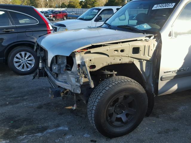 5TBRT34131S153739 - 2001 TOYOTA TUNDRA ACC SILVER photo 9