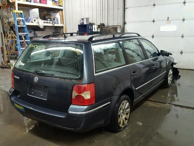 WVWVD63B03E377106 - 2003 VOLKSWAGEN PASSAT GLS GRAY photo 4