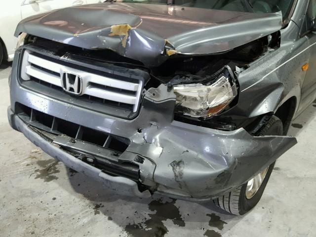 5FNYF28288B030959 - 2008 HONDA PILOT VP GRAY photo 9