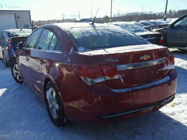 1G1PC5SB1E7146027 - 2014 CHEVROLET CRUZE LT RED photo 3