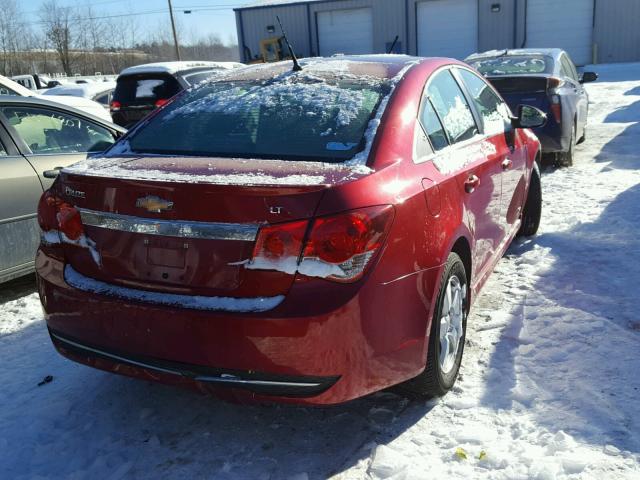 1G1PC5SB1E7146027 - 2014 CHEVROLET CRUZE LT RED photo 4