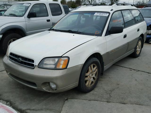 4S3BH6651Y7648683 - 2000 SUBARU LEGACY OUT WHITE photo 2