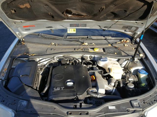 WVWPD63B33P248631 - 2003 VOLKSWAGEN PASSAT GLS SILVER photo 7