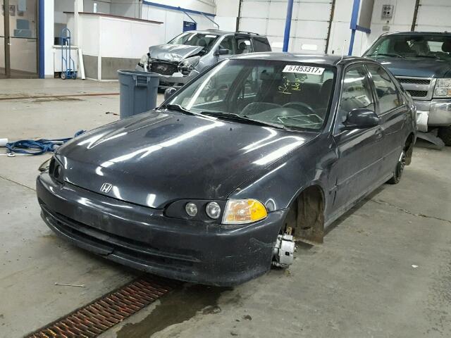 1HGEG8655RL036945 - 1994 HONDA CIVIC LX BLACK photo 2